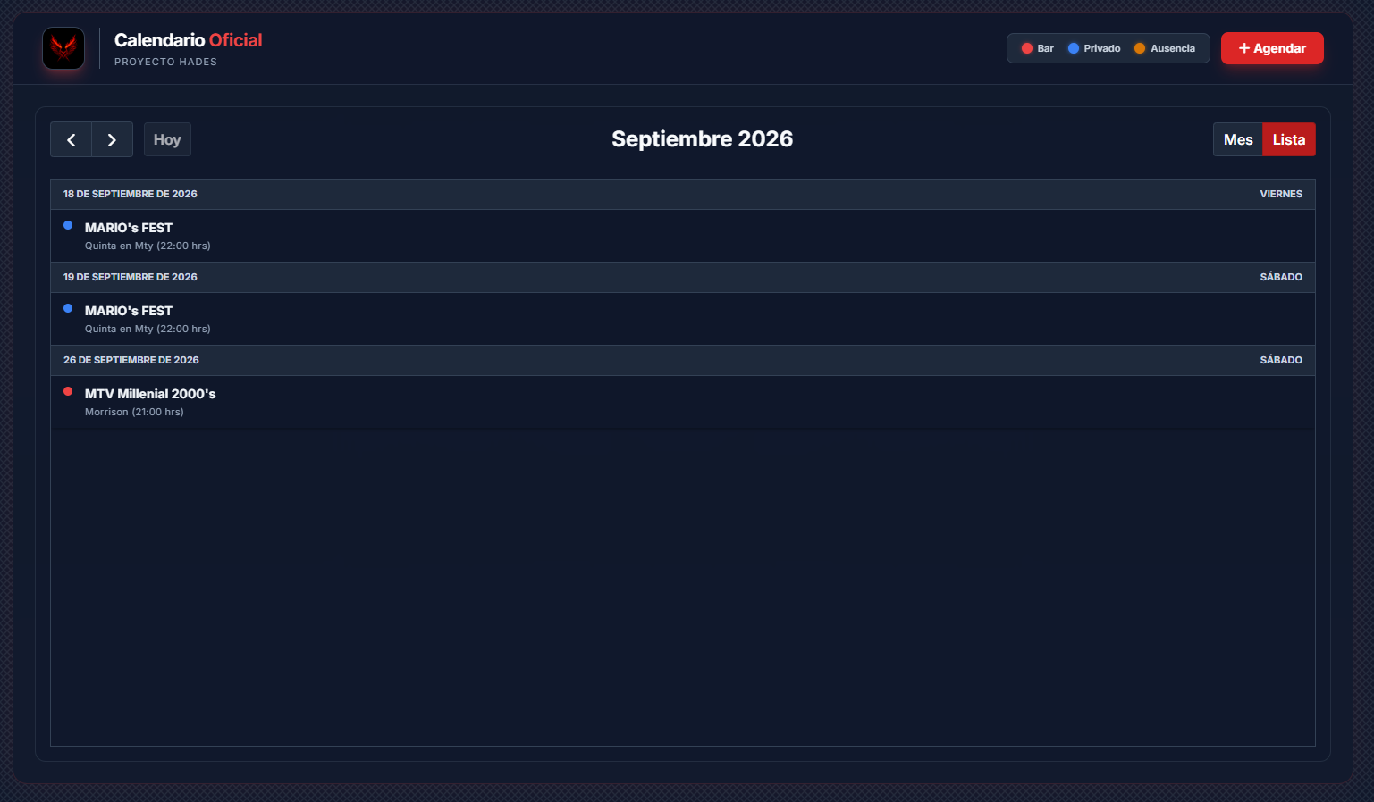 Calendario 3